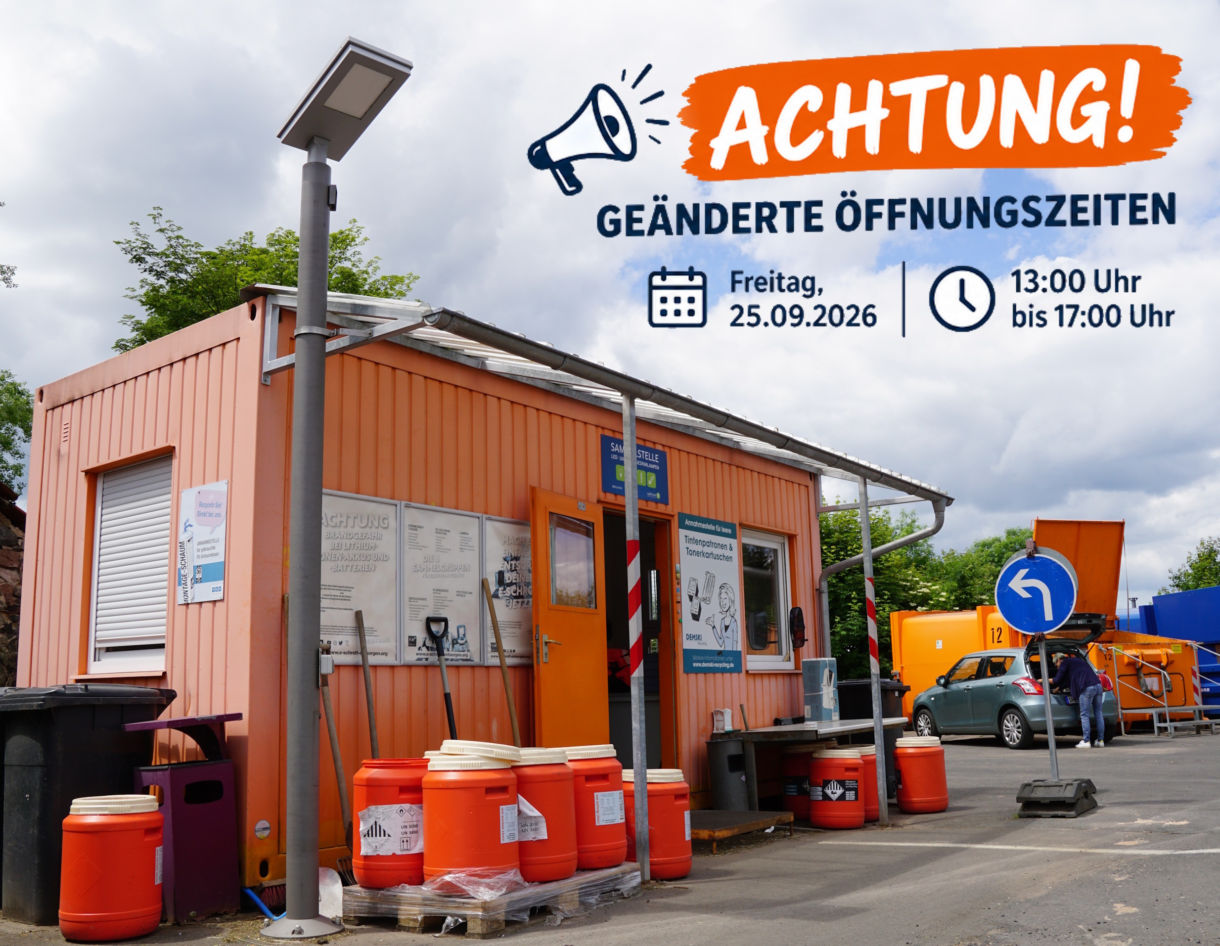 RC Hof geanderte Offnungszeiten